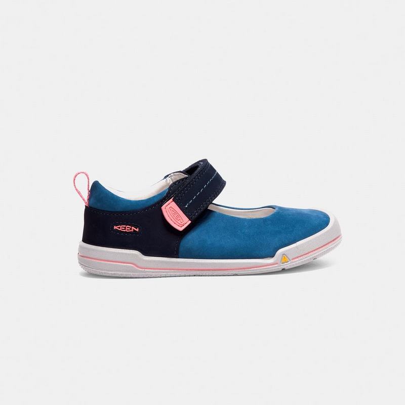 Keen Sprout Kids Mary Jane Shoes Blue/Navy Discount (3782-TVBHI)